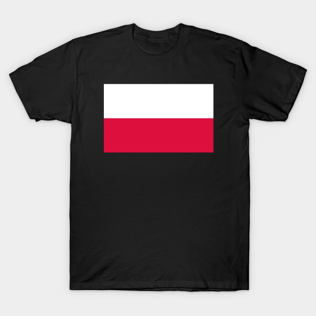 Flag of Poland T-Shirt by DiegoCarvalho